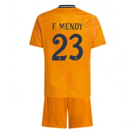 Dětské fotbalový komplet Real Madrid Ferland Mendy #23 Venkovní košile 2024-25 Krátkým Rukávem